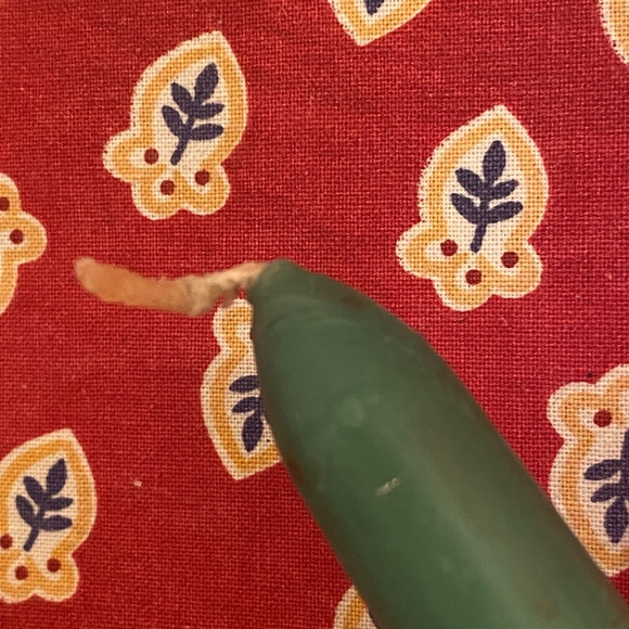 VTG I Carolina I 5 Red Dinner Tapers Candles + 1 Green - Picture 8 of 10